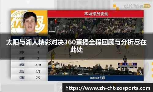 太阳与湖人精彩对决360直播全程回顾与分析尽在此处